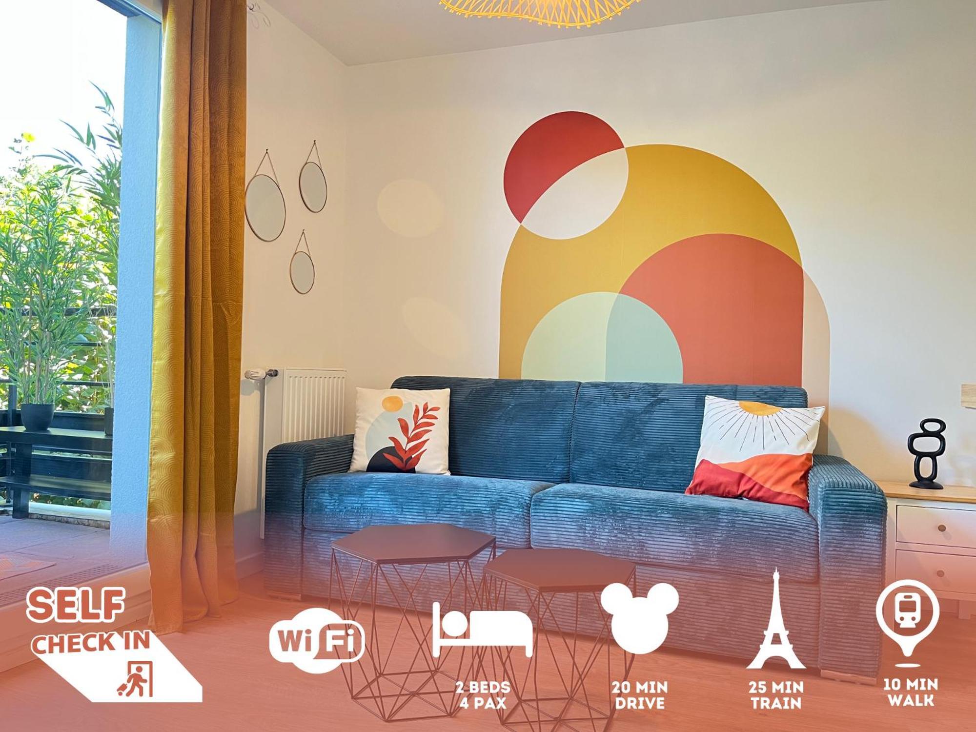 Le 24 Nautic, Appartement Douillet Bassin Olympique Disneyland & Paris Avec Parking Vaires-sur-Marne Exterior photo